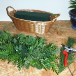 You can make holiday arrangements using the greens from your yard. It's easy!